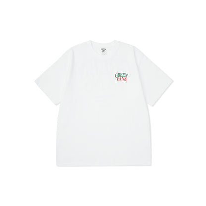 GREEN HOUSE “GREEN VANS” Series White Tee