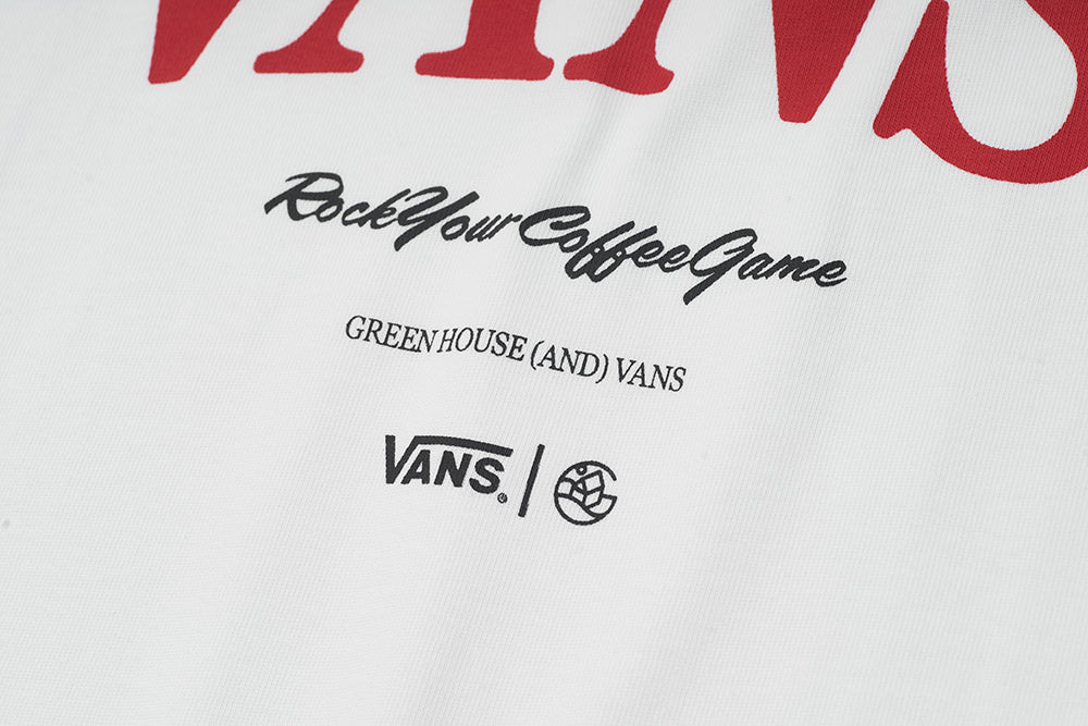 GREEN HOUSE “GREEN VANS” Series White Tee