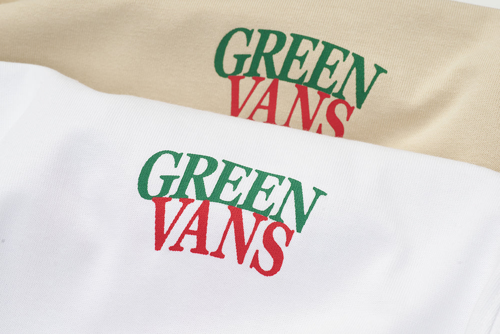 GREEN HOUSE “GREEN VANS” Series White Tee