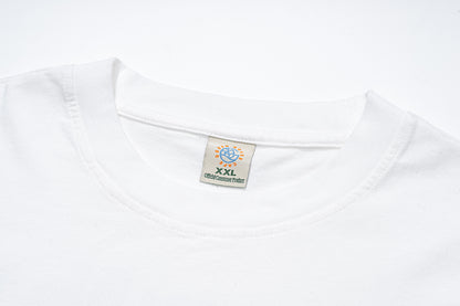 GREENHOUSE x  24/7TALK  "NO MONEY NO TALK" SERIES TEE WHITE