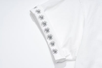 GREENHOUSE x  24/7TALK  "NO MONEY NO TALK" SERIES TEE WHITE