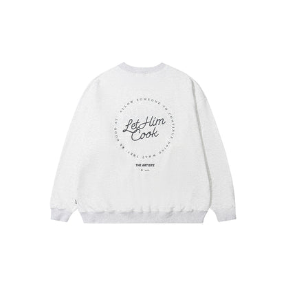 GREENHOUSE x theradio "Let Him Cook" SERIES GRAY SWEATSHIRT