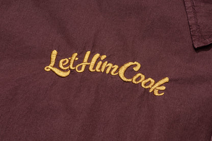 GREENHOUSE x theradio "Let Him Cook" SERIES RED HEAVY EMBROIDERED JACKET