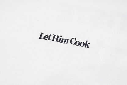 GREENHOUSE x theradio "Let Him Cook" SERIES WHITE PRINT TEE