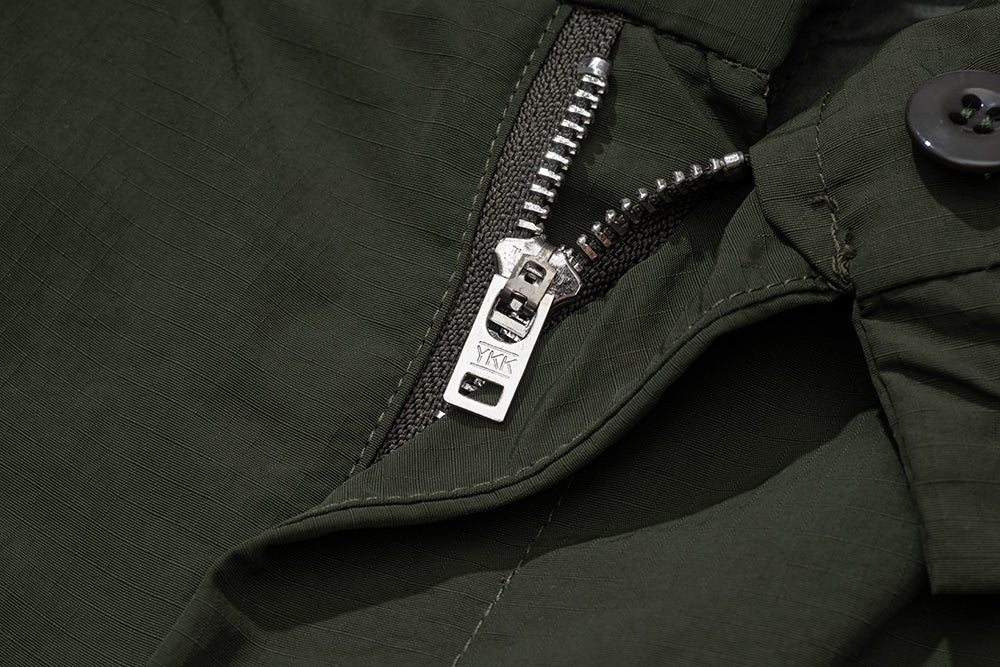 GREENHOUSE x AYAKA FUKANO "DRINK HOUSE" SERIES QUICK-DRY LOOSE MILITARY PANTS GREEN