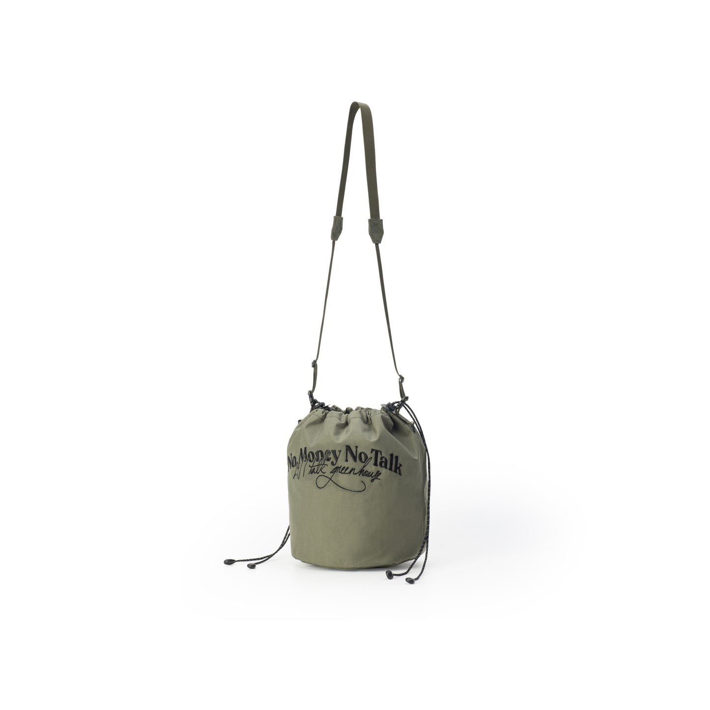 GREENHOUSE x 24/7TALK "NO MONEY NO TALK" SERIES URBAN OUTDOOR BAG IN EXCLUSIVE GREEN CORDURA