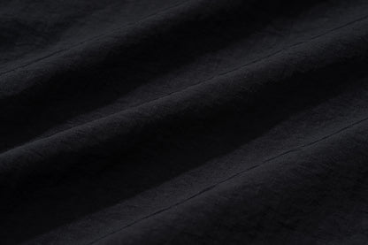 GREENHOUSE x AYAKA FUKANO "DRINK HOUSE" SERIES QUICK-DRY LOOSE MILITARY PANTS BLACK