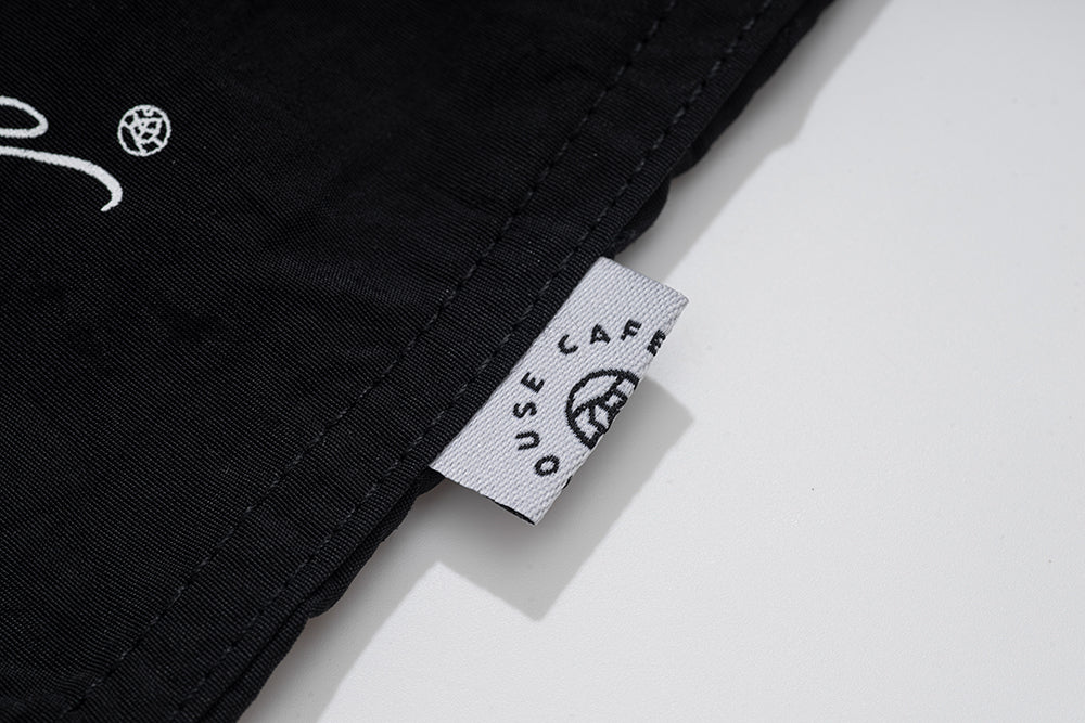 GREENHOUSE x AYAKA FUKANO "DRINK HOUSE" SERIES LIGHTWEIGHT SHORTS BLACK