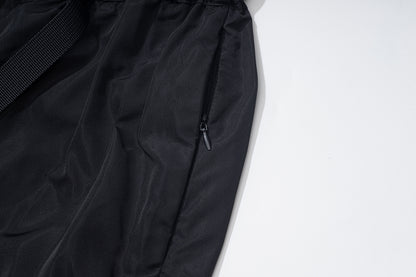 GREENHOUSE x AYAKA FUKANO "DRINK HOUSE" SERIES QUICK-DRY LOOSE SHORTS BLACK
