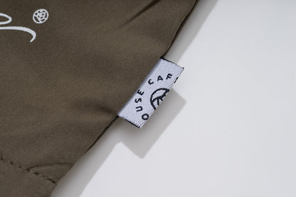 GREENHOUSE x AYAKA FUKANO "DRINK HOUSE" SERIES QUICK-DRY LOOSE SHORTS DESERT