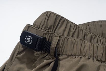 GREENHOUSE x AYAKA FUKANO "DRINK HOUSE" SERIES QUICK-DRY LOOSE SHORTS DESERT