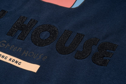 GREENHOUSE x AYAKA FUKANO "DRINK HOUSE" SERIES TEE ROYAL BLUE