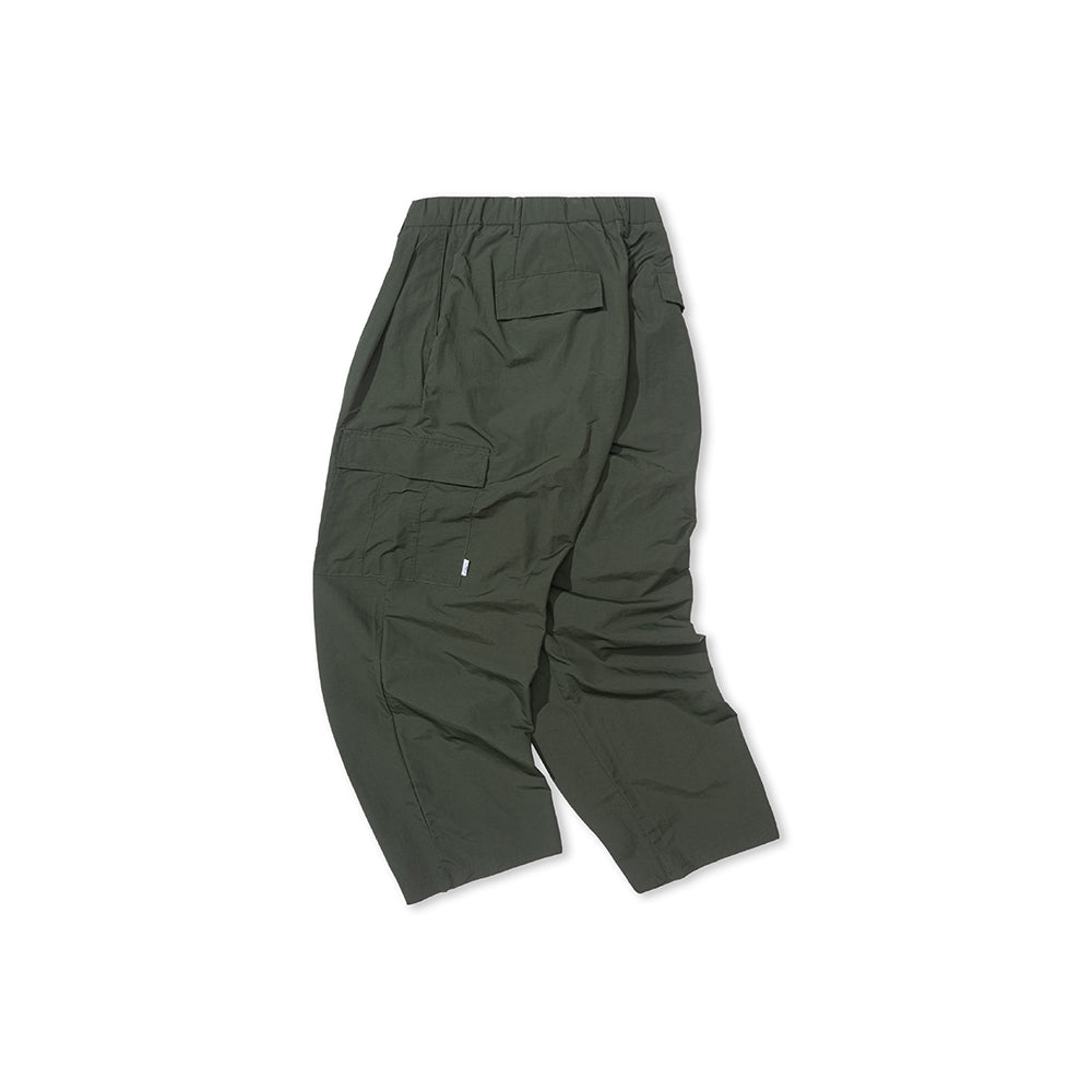 GREENHOUSE x AYAKA FUKANO "DRINK HOUSE" SERIES QUICK-DRY LOOSE MILITARY PANTS GREEN