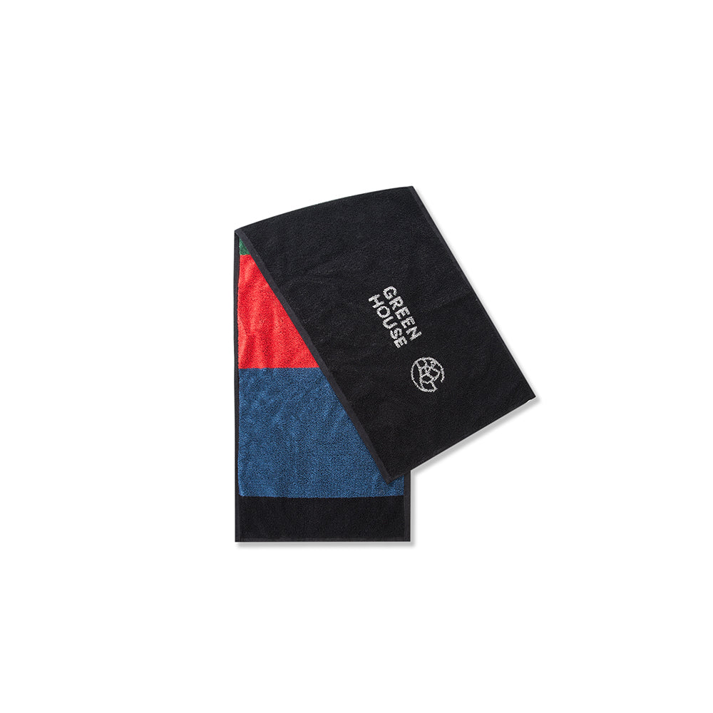 GREEN HOUSE Premium Yarn-Dyed Sports Towel