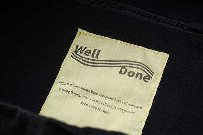 Well Done 25SS Single-water proof gray tone Strap Tote Bag