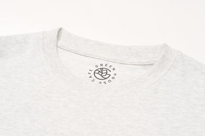 GREENHOUSE x General Purpose "Lost in apple" SERIES PRINT TEE GRAY