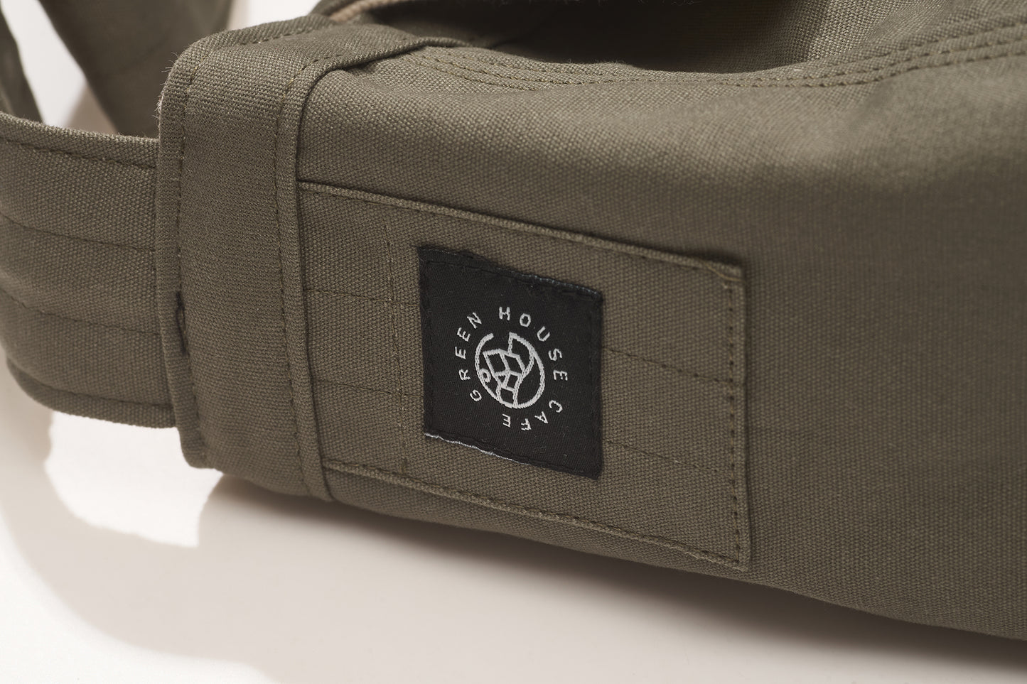 GREEN HOUSE × General Purpose "Lost in Apple" Series — Canvas Messenger Shoulder Bag