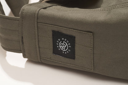 GREEN HOUSE × General Purpose "Lost in Apple" Series — Canvas Messenger Shoulder Bag