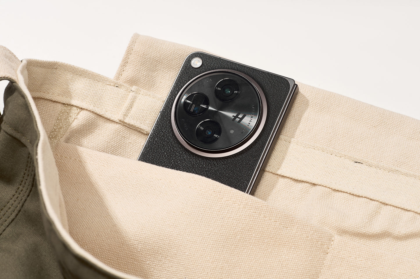 GREEN HOUSE × General Purpose "Lost in Apple" Series — Canvas Messenger Shoulder Bag