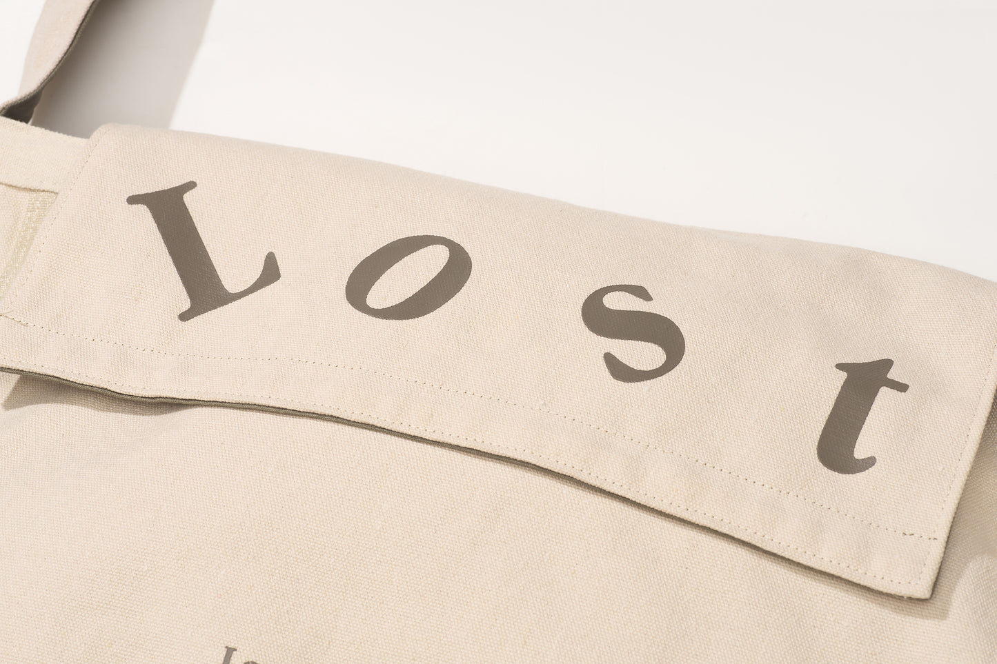 GREEN HOUSE × General Purpose "Lost in Apple" Series — Canvas Messenger Shoulder Bag