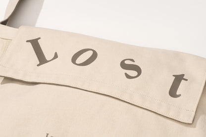 GREEN HOUSE × General Purpose "Lost in Apple" Series — Canvas Messenger Shoulder Bag