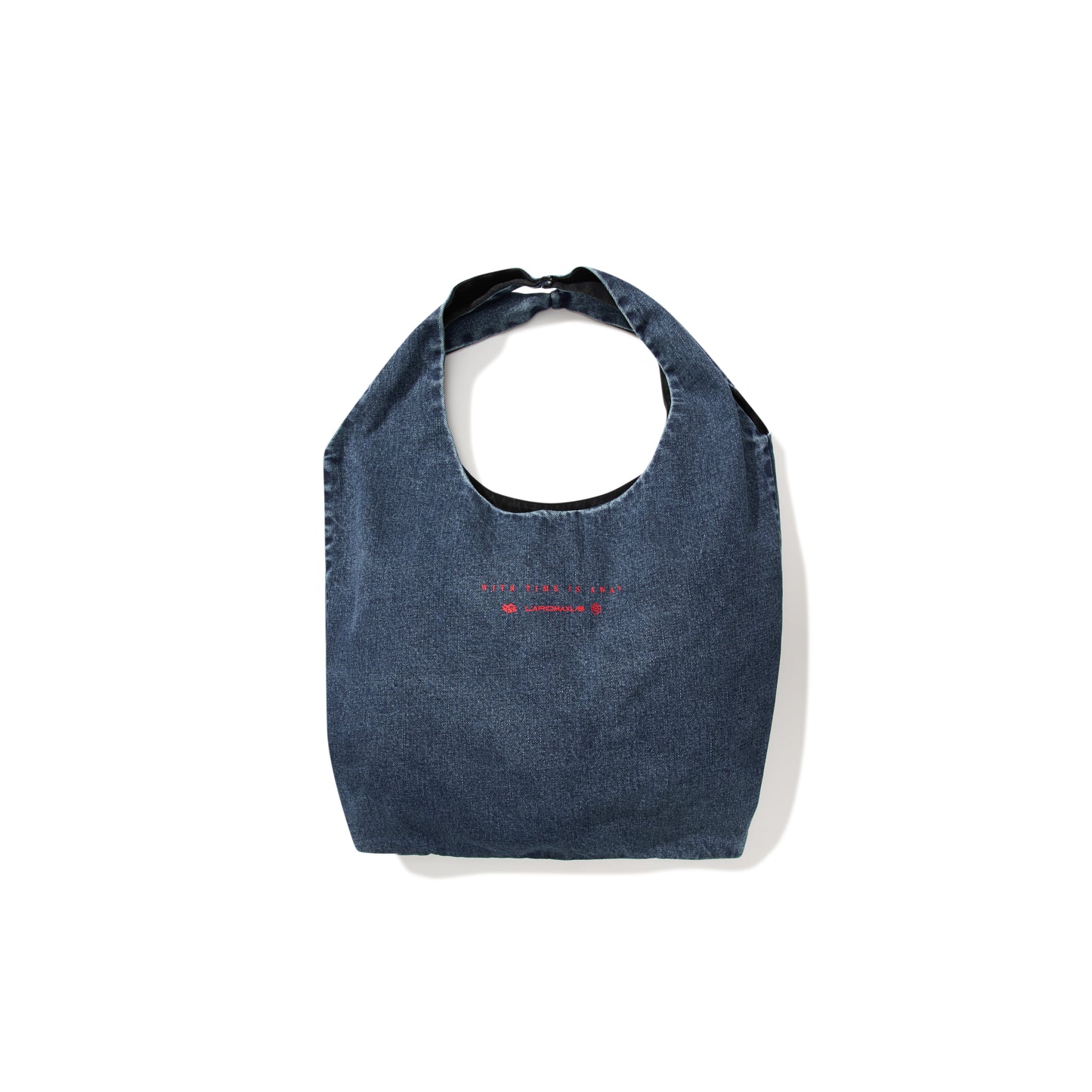 Well Done 25SS Single-washed denim Strap Tote Bag