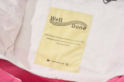 Well Done 25SS Single-water proof Pink Strap Tote Bag