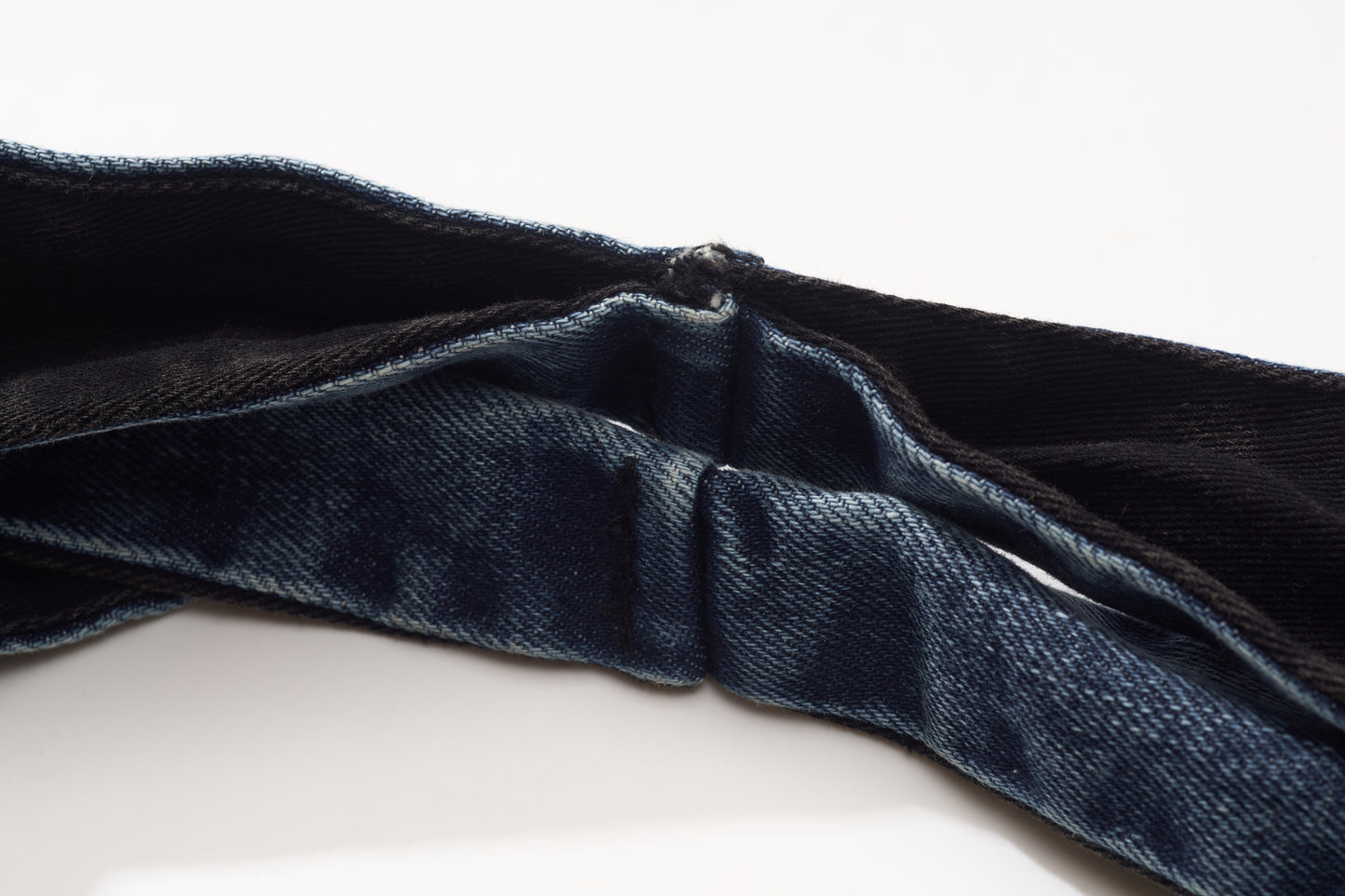 Well Done 25SS Single-washed denim Strap Tote Bag