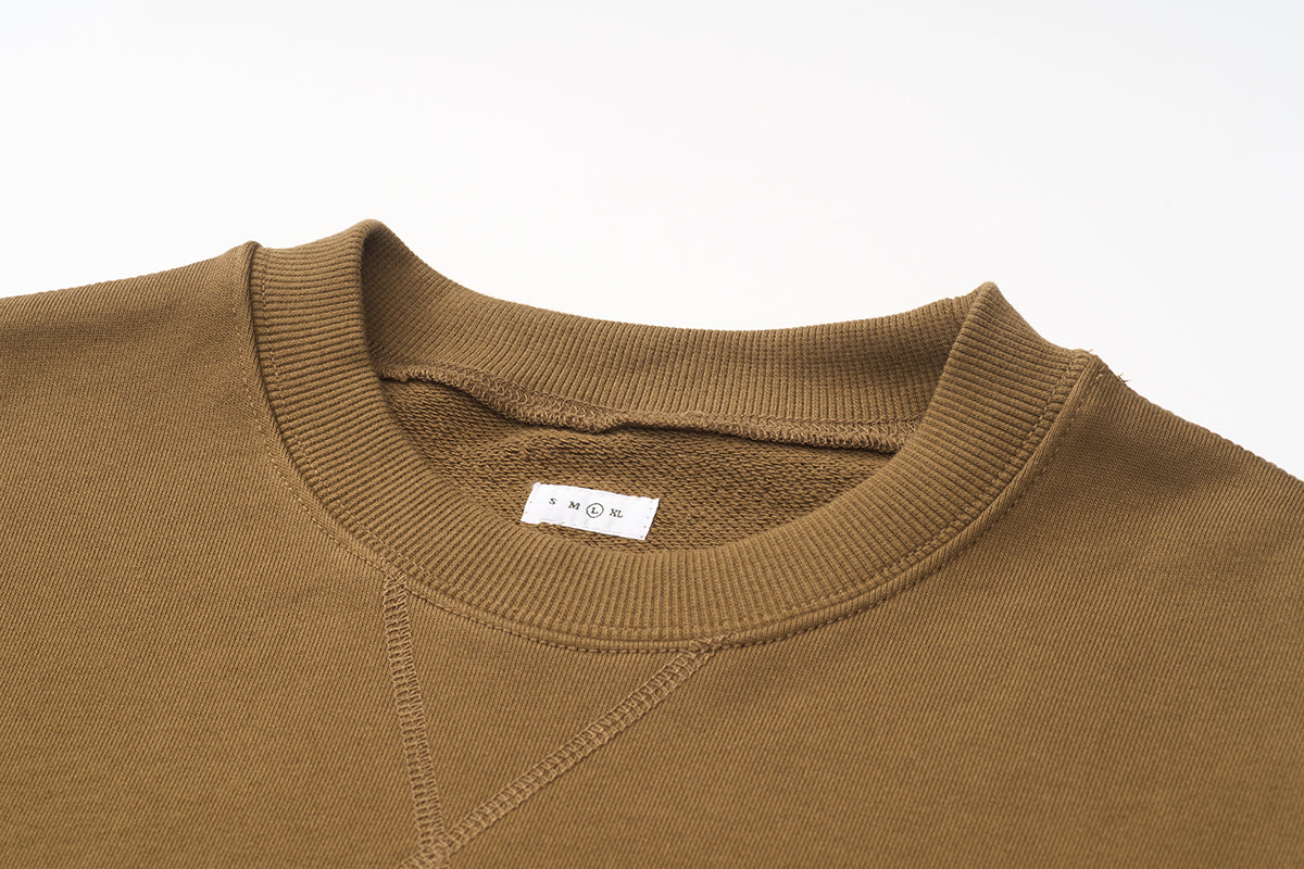 Mizuno Sportstyle and WELL DONE Present “OLD FORM, NEW FEEL” Crewneck — Khaki