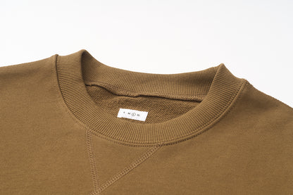 Mizuno Sportstyle and WELL DONE Present “OLD FORM, NEW FEEL” Crewneck — Khaki