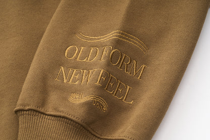 Mizuno Sportstyle and WELL DONE Present “OLD FORM, NEW FEEL” Crewneck — Khaki