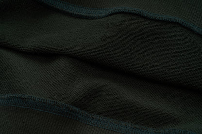 Mizuno Sportstyle and WELL DONE Present “OLD FORM, NEW FEEL”  Crewneck — Dark Green