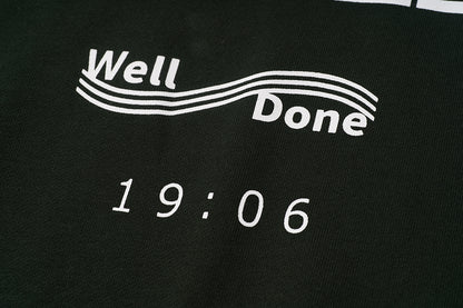 Mizuno Sportstyle and WELL DONE Present “OLD FORM, NEW FEEL”  Crewneck — Dark Green