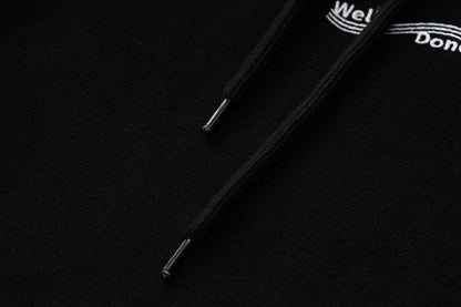 Mizuno Sportstyle and WELL DONE Present “OLD FORM, NEW FEEL” HOODIE-BLACK