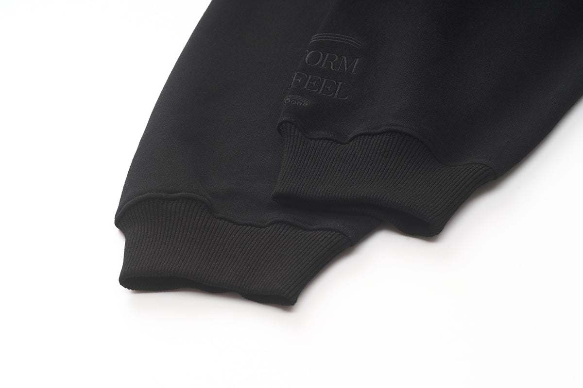 Mizuno Sportstyle and WELL DONE Present “OLD FORM, NEW FEEL” HOODIE-BLACK