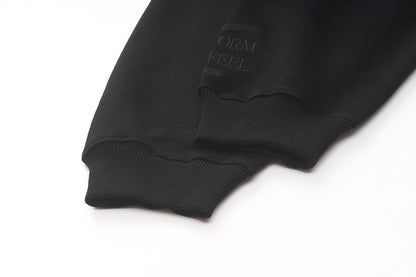 Mizuno Sportstyle and WELL DONE Present “OLD FORM, NEW FEEL” HOODIE-BLACK