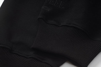 Mizuno Sportstyle and WELL DONE Present “OLD FORM, NEW FEEL” HOODIE-BLACK