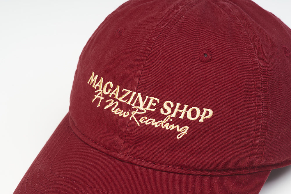 【MAGAZINE SHOP】Washed Patchwork Baseball Cap Red Green House X VANS X VITAL