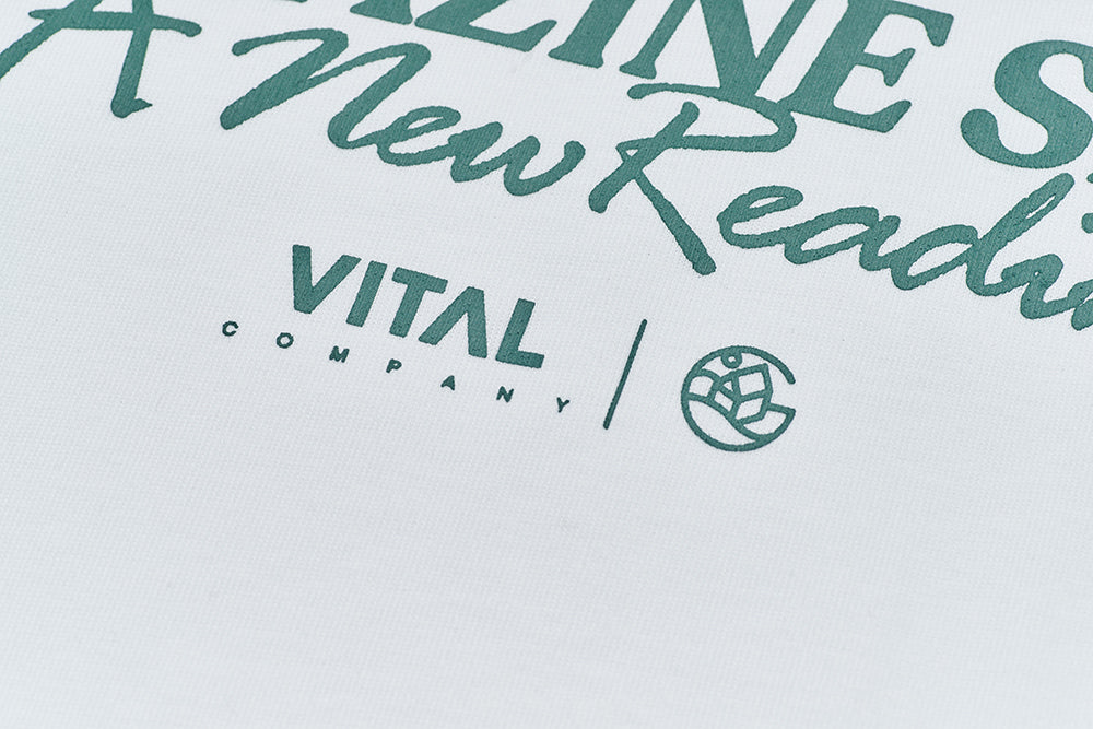 【MAGAZINE SHOP】Series Tee White Green House X VANS X VITAL