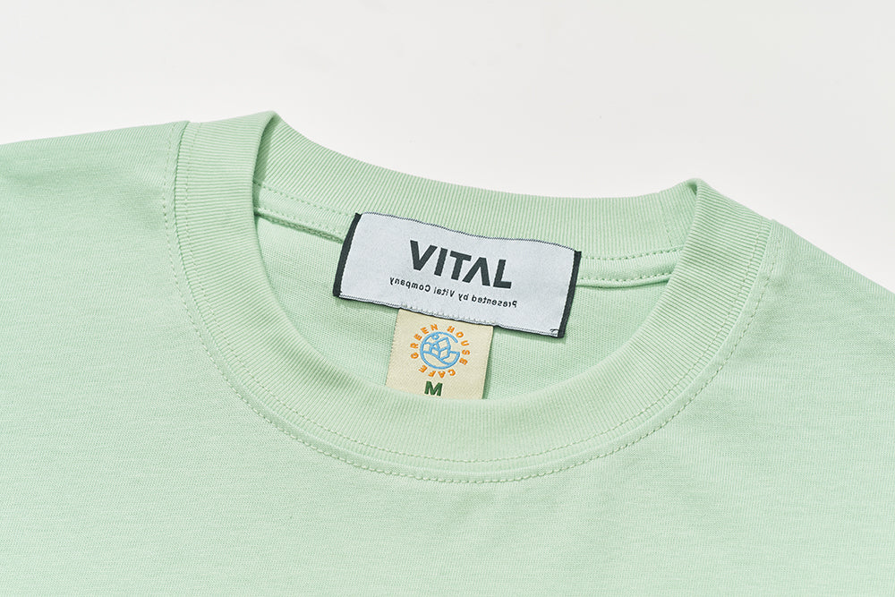 【MAGAZINE SHOP】Series Tee Mint Green Green House X VANS X VITAL