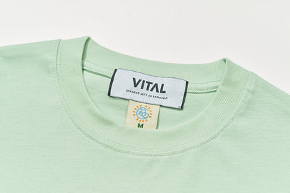 【MAGAZINE SHOP】Series Tee Mint Green Green House X VANS X VITAL