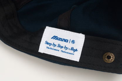 GREENHOUSE x Mizuno "Step by Step by Step" SERIES Relaxed  BASKETBALL CAP BLUE