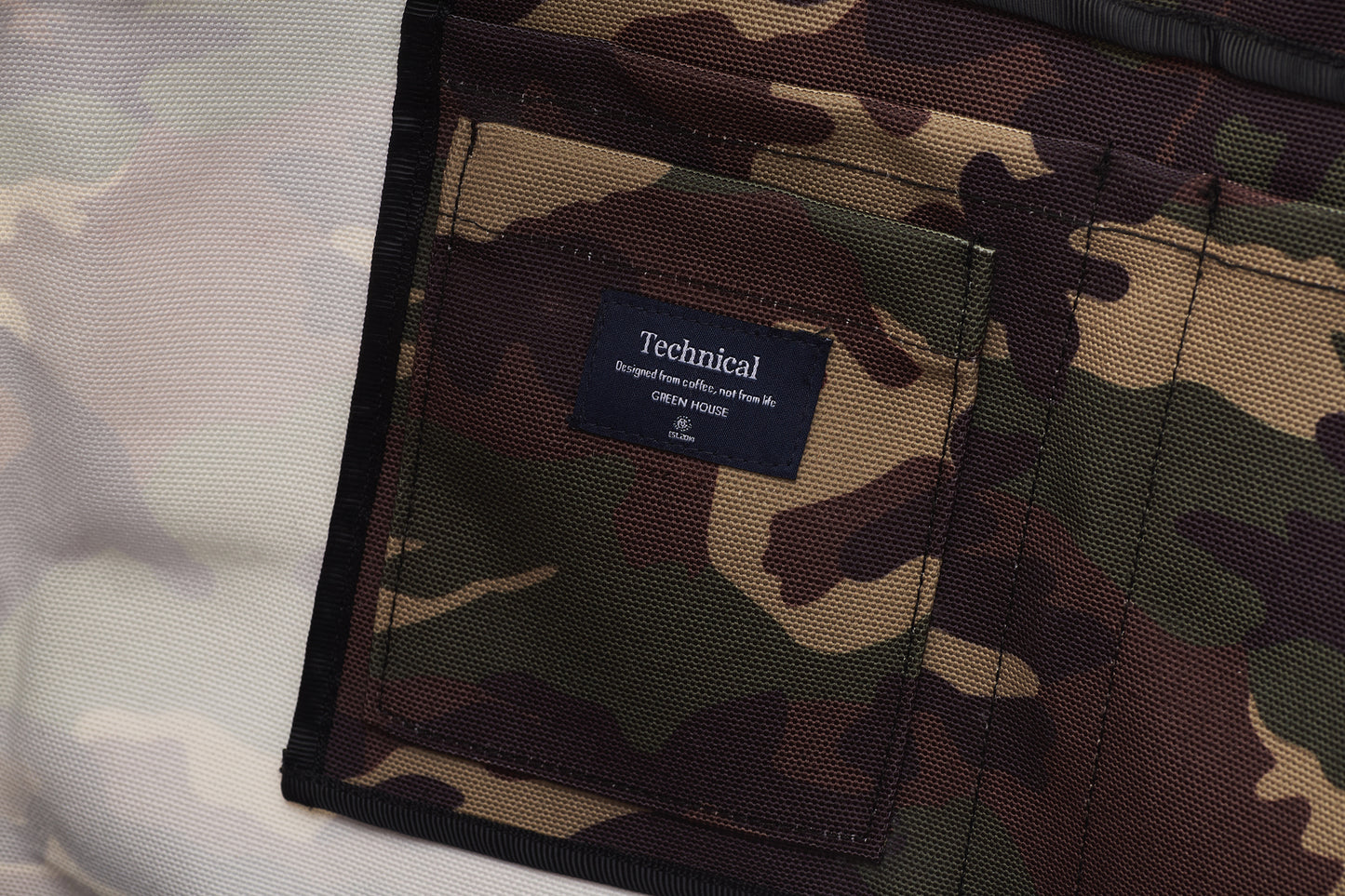 Technical Camouflage Shoulder Bag
