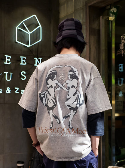 GREEN HOUSE “The Scent Of A Mocha” Series Batik Tee