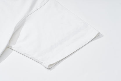 GREEN HOUSE  Pure White, Loose-fit Tee