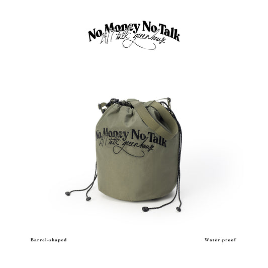 GREENHOUSE x 24/7TALK "NO MONEY NO TALK" SERIES URBAN OUTDOOR BAG IN EXCLUSIVE GREEN CORDURA