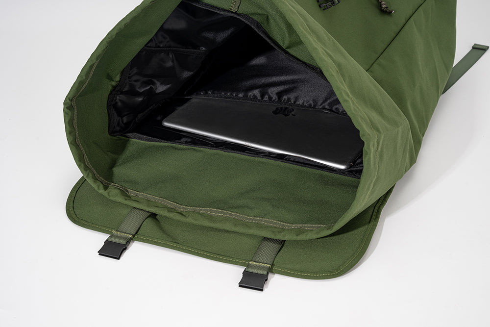 Olive green military backpack online