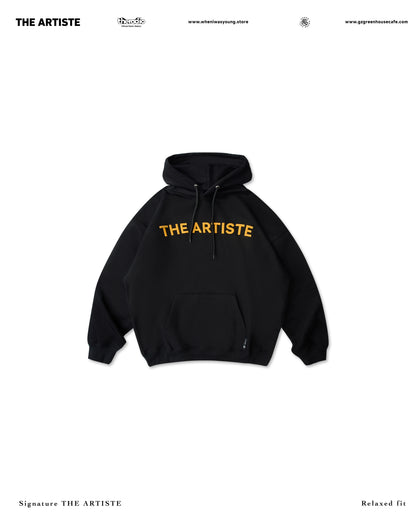 THE ARTISTE DRAGON HEAD HOODED-BLACK
