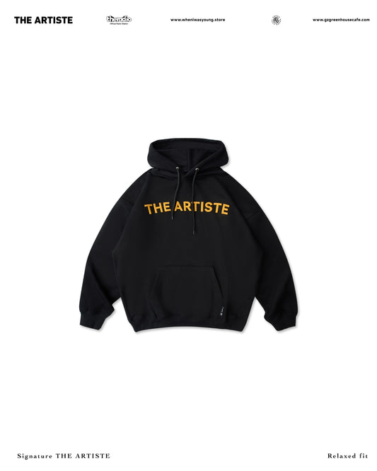 THE ARTISTE DRAGON HEAD HOODED-BLACK