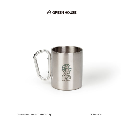 BERNIES & GREEN HOUSE Outdoor Quick-Release Stainless Steel Water cup